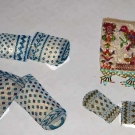 FOUR SMALL BEADED BAGS, MEXICO, 1850-1890