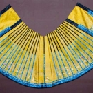 EMBROIDERED SILK SKIRT, CHINA, 19TH C