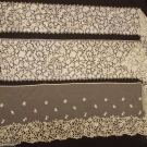 THREE NEEDLE LACE FLOUNCES, ITALY, 19TH C