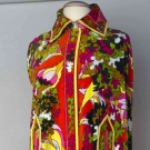 PUCCI VELVET BEACH CAPE, 1970s