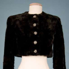 JEAN PATOU SHORT FUR EVENING JACKET, 1990s
