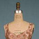 PALE ROSE METALLIC BROCADE EVENING GOWN, 1930s