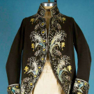 GENT'S EMBROIDERED FORMAL COAT, LATE 18TH C