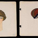 TWO MAUDE PANIZON HAT ILLUSTRATIONS, PARIS, 1920s