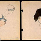 TWO MAUDE PANIZON HAT ILLUSTRATIONS, PARIS, 1920s