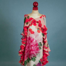 HANAE MORI SUMMER GOWN, 1970s