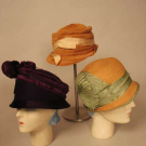 THREE LADIES' CLOCHE HATS, 1920s