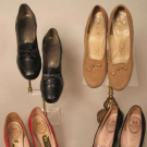 FOUR PAIR LADIES' DELMAN DAY PUMPS, WWII YEARS