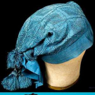1 BLACK &amp; 1 BLUE SILK WORKMAN'S CAP, SARDINIA, c. 1700