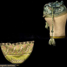 1 KNIT BAG, SYRIA, c. 1830  &amp; 1 KNIT CAP, SICILY, 17TH C.