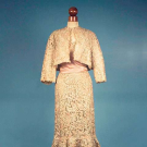 NORMAN NORELL PINK SUMMER EVENING GOWN &amp; JACKET, c. 1963
