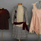 THREE LITTLE GIRLS' GARMENTS, 1860-1880s