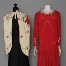 TWO LADIES' SILK GARMENTS, 1930s