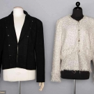 TWO CHANEL LG SZ JACKETS, 2000s