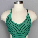 LADY'S GREEN WOOL SWIMSUIT, 1930s