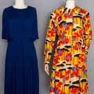 TWO JEAN MUIR DAY DRESSES, c. 1970