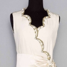 CHRISTIAN DIOR WHITE EVENING GOWN, c. 1968