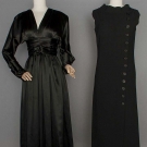 TWO NORELL EVENING DRESSES, 1950-1970
