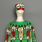 PER SPOOK MINI DRESS &amp; MASK/SCARF, MID 1960s