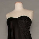 McQUEEN BLACK EVENING GOWN, A-W 2008