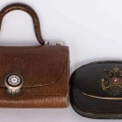 EIGHT SMALL LEATHER WALLETS, 19TH C