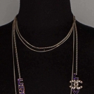 CHANEL SILVER NECKLACE, c. 2000