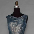 BLUE LAME EVENING OUTFIT, 1930s