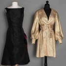 TWO CEIL CHAPMAN PARTY DRESSES, 1950-1960s