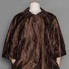 DIOR PRINTED SILK COAT, 1950s