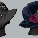 TWO BRIMMED CLOCHES, 1920s