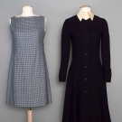 TWO GALANOS WOOL DRESSES, 1960-1970