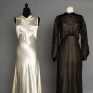 TWO EVENING GOWNS, 1930s