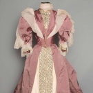 MAUVE RECEPTION GOWN, 1890s