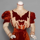 RUST VELVET VISITING ENSEMBLE, 1900-1905