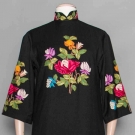 WOOL EXPORT DRESS, KASHMIR, MID 20TH C