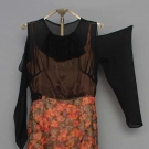SILK CHIFFON EVENING GOWN, 1930s