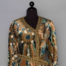 BILL BLASS VELVET COCKTAIL DRESS, c. 1975