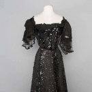 SEQUINED BELLE EPOQUE GOWN, c. 1904