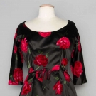 SILK PARTY DRESS, LATE 1950s