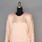 PINK &amp; PEARL EVENING DRESS, 1980s