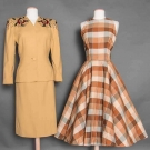TWO LADIES' DAY GARMENTS, 1940-1950s