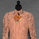 PINK LACE PARTY DRESS, 1930s