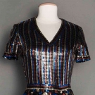 TREVISE SEQUIN PARTY DRESS, PARIS, 1960s