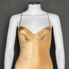 HERMES LAME BATHING SUIT, LATE 20TH C