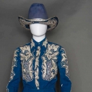 NUDIE 4-PIECE LADY'S BLUE RODEO OUTFIT, 1970s