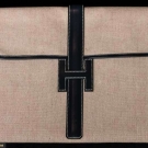 HERMES JIGE "H" CLUTCH/PORTFOLIO