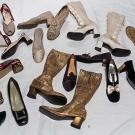 13 PAIR BOOTS &amp; SHOES, 1960s