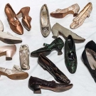 10 PAIR EVENING PUMPS, 1880-1915