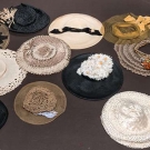 11 LADIES SUMMER HATS, 1930-1950
