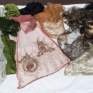 11 EVENING STOLES &amp; SHAWLS, 1900-1930s
